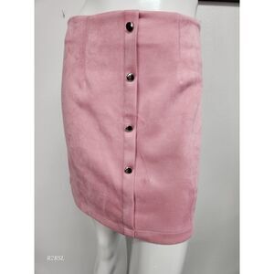 Iris Moon pink mini skirt Womens Juniors L Barbiecore